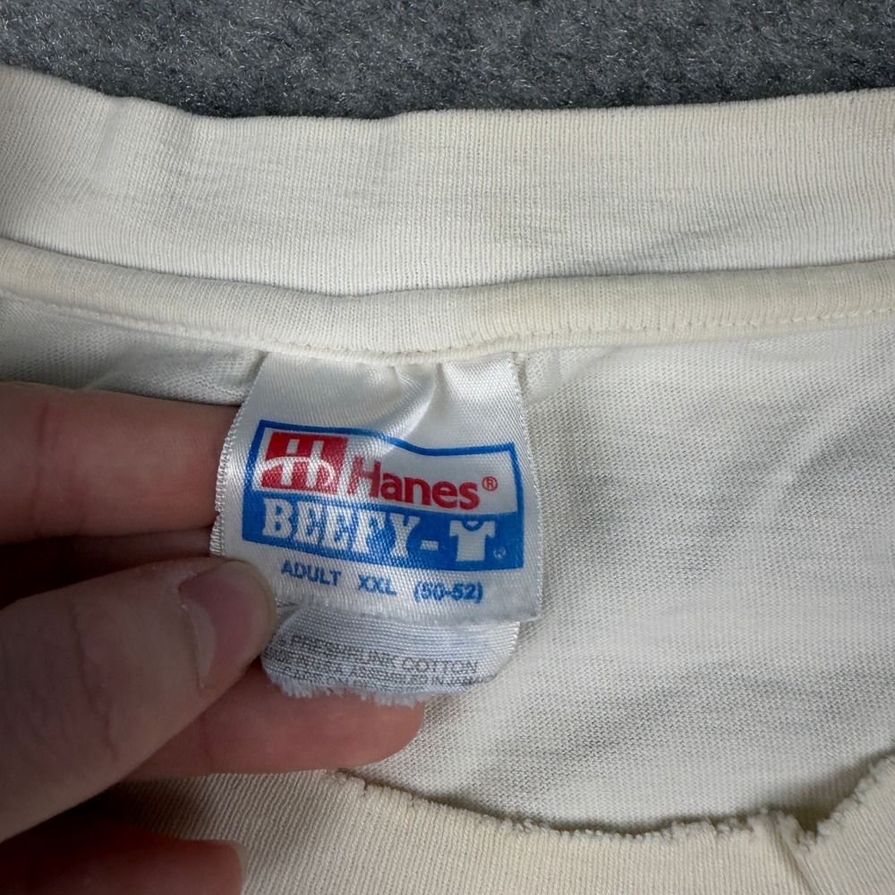90s Berkeley Chemistry T-Shirt Mens XXL White Vintage Retro Distressed Thrashed - Picture 7 of 16